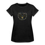 Bee Salt & Light - Women's Relaxed Fit T-Shirt - black
