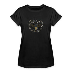 Bee Salt & Light - Women's Relaxed Fit T-Shirt - black
