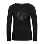 Bee Salt & Light - Women's Premium Long Sleeve T-Shirt - black