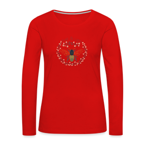 Bee Salt & Light - Women's Premium Long Sleeve T-Shirt - red