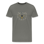 Bee Salt & Light - Unisex Premium T-Shirt - asphalt gray
