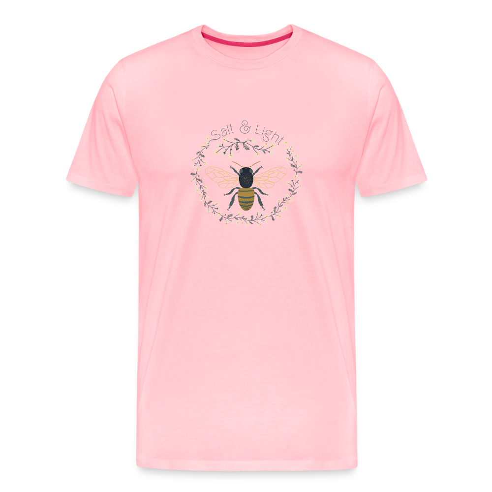 Bee Salt & Light - Unisex Premium T-Shirt - pink