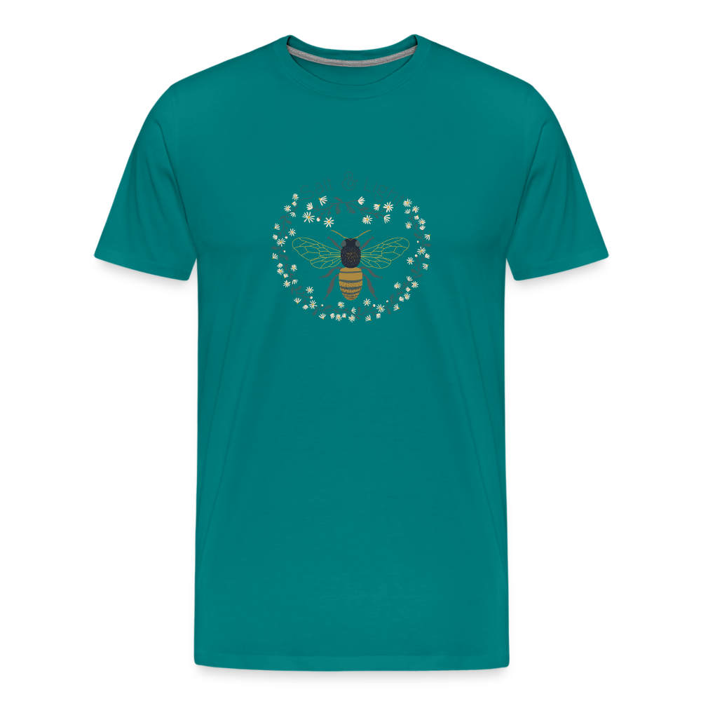 Bee Salt & Light - Unisex Premium T-Shirt - teal