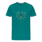 Bee Salt & Light - Unisex Premium T-Shirt - teal