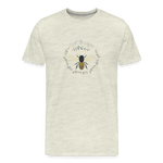 Bee Salt & Light - Unisex Premium T-Shirt - heather oatmeal