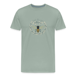 Bee Salt & Light - Unisex Premium T-Shirt - steel green