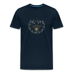 Bee Salt & Light - Unisex Premium T-Shirt - deep navy