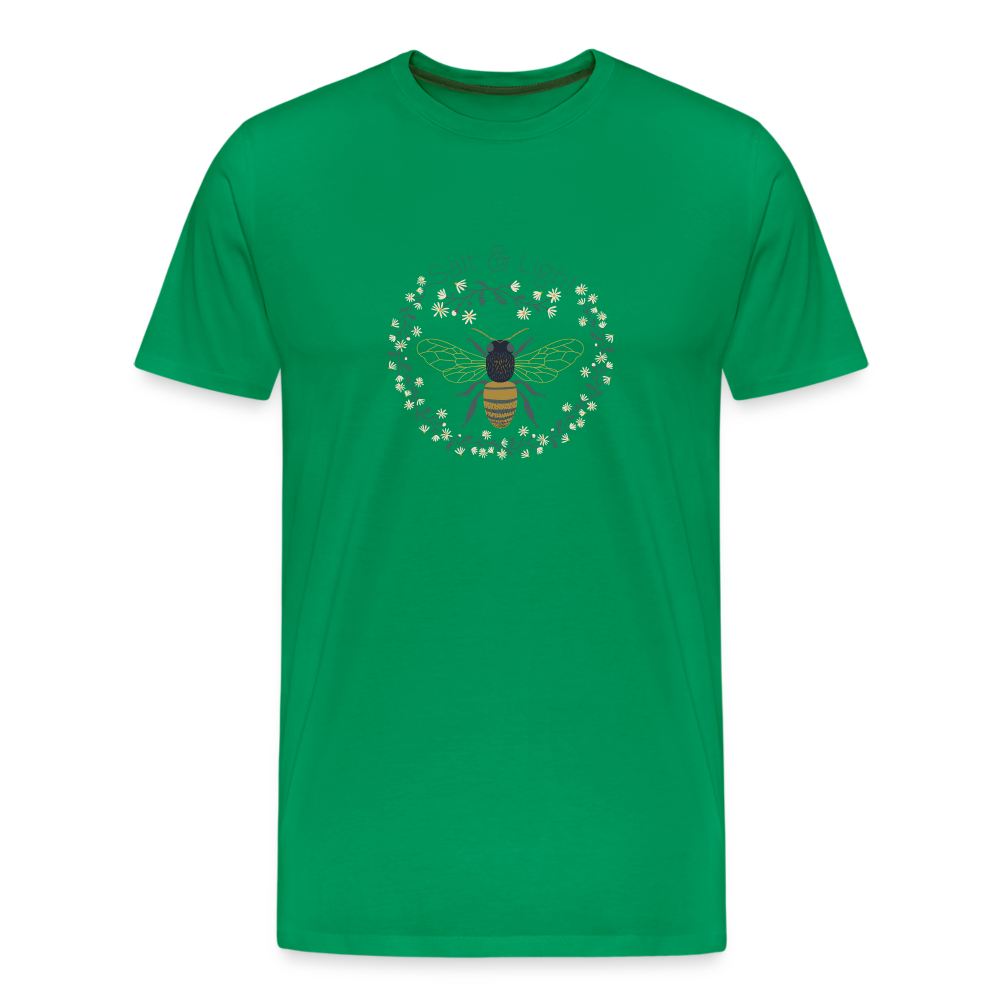 Bee Salt & Light - Unisex Premium T-Shirt - kelly green