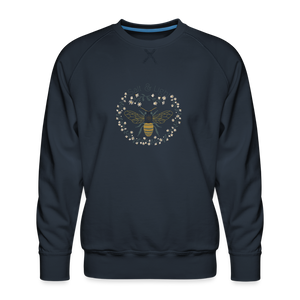 Bee Salt & Light - Men’s Premium Sweatshirt - navy
