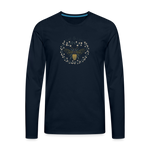 Bee Salt & Light - Men's Premium Long Sleeve T-Shirt - deep navy