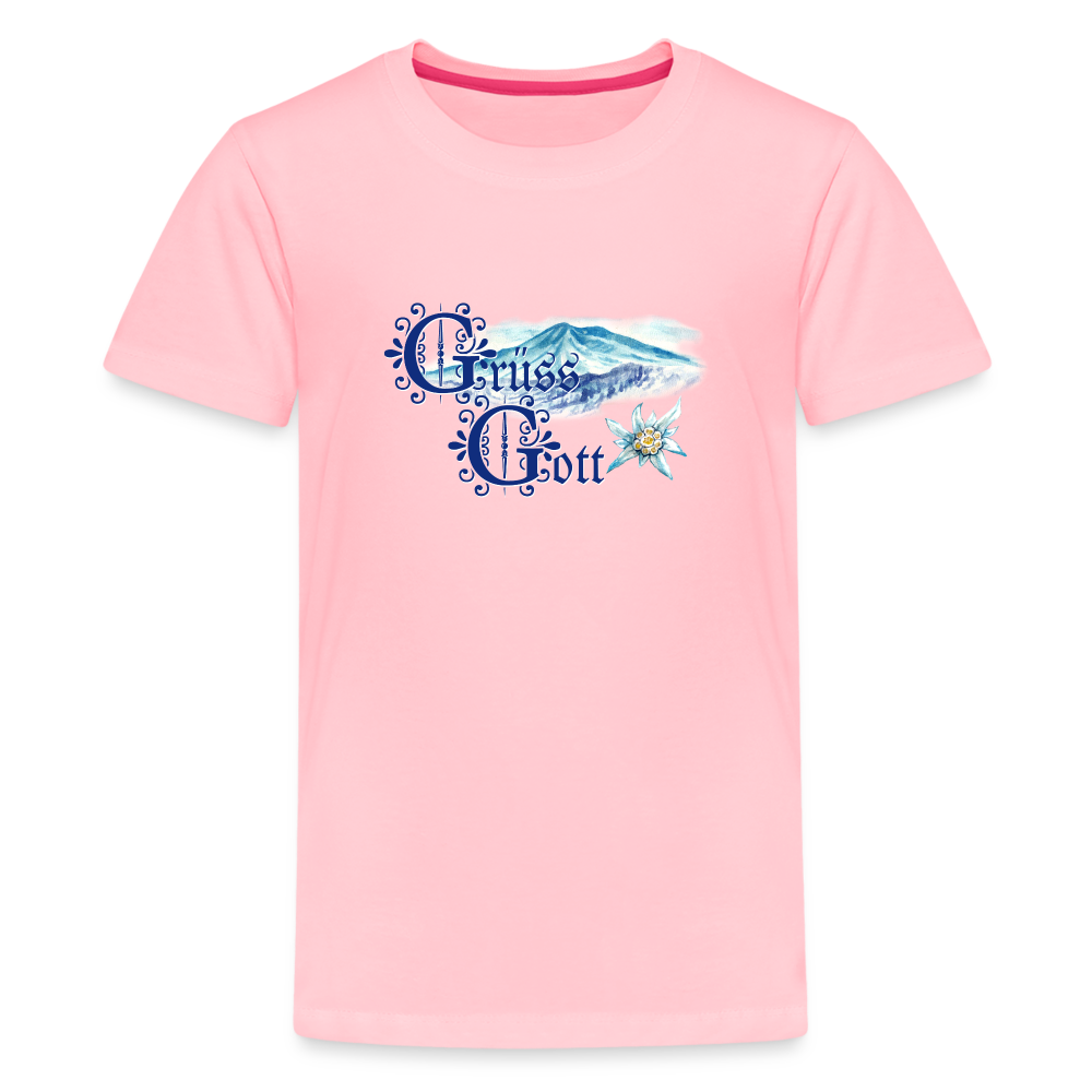 Grüss Gott - Kids' Premium T-Shirt - pink