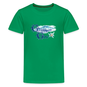 Grüss Gott - Kids' Premium T-Shirt - kelly green