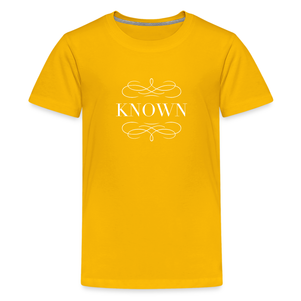 Known - Kids' Premium T-Shirt - sun yellow