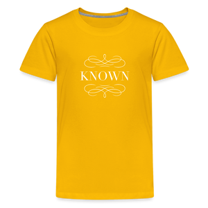 Known - Kids' Premium T-Shirt - sun yellow
