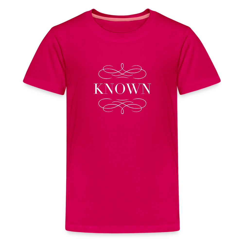 Known - Kids' Premium T-Shirt - dark pink