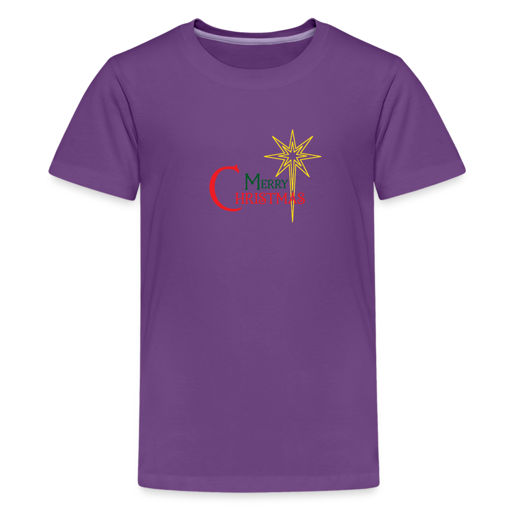 Merry Christmas - Kids' Premium T-Shirt - purple