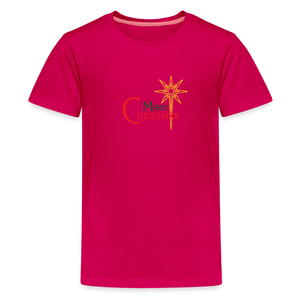 Merry Christmas - Kids' Premium T-Shirt - dark pink