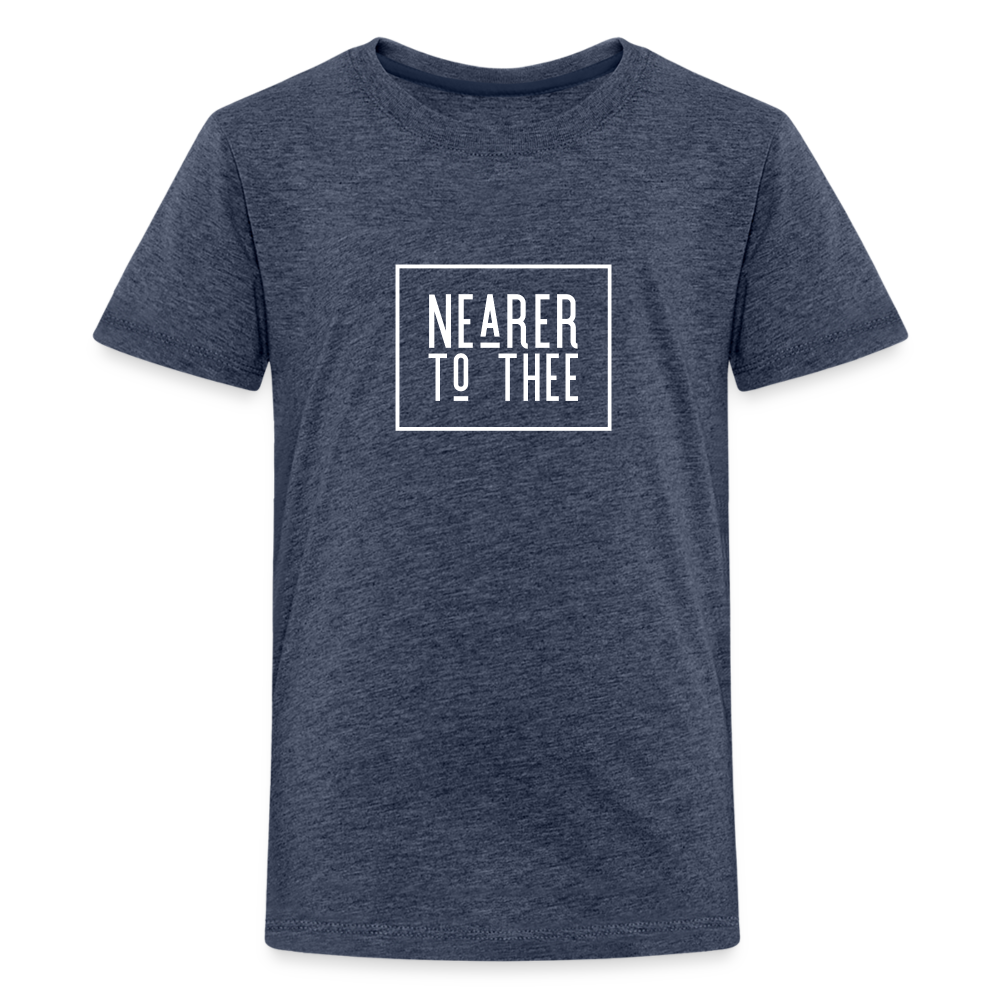 Nearer to Thee - Kids' Premium T-Shirt - heather blue
