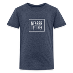 Nearer to Thee - Kids' Premium T-Shirt - heather blue
