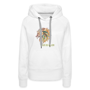 Bold as a Lion - Women’s Premium Hoodie - white