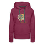 Bold as a Lion - Women’s Premium Hoodie - burgundy