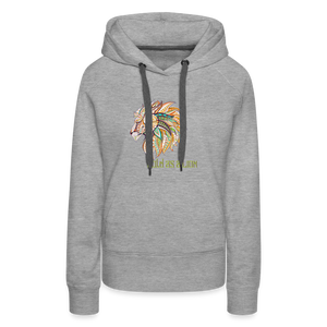 Bold as a Lion - Women’s Premium Hoodie - heather grey