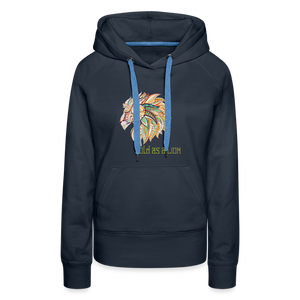 Bold as a Lion - Women’s Premium Hoodie - navy