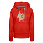 Bold as a Lion - Women’s Premium Hoodie - red