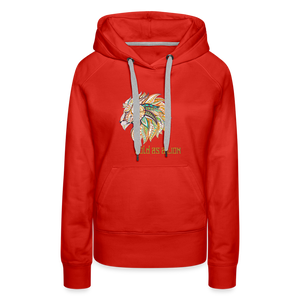 Bold as a Lion - Women’s Premium Hoodie - red