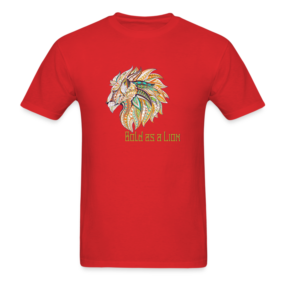 Bold as a Lion - Unisex Classic T-Shirt - red