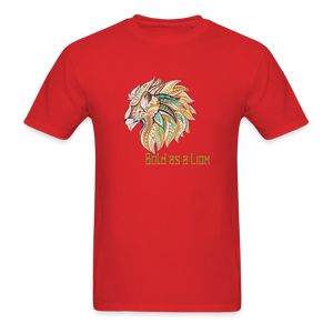 Bold as a Lion - Unisex Classic T-Shirt - red