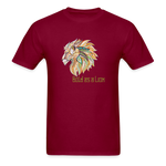 Bold as a Lion - Unisex Classic T-Shirt - burgundy
