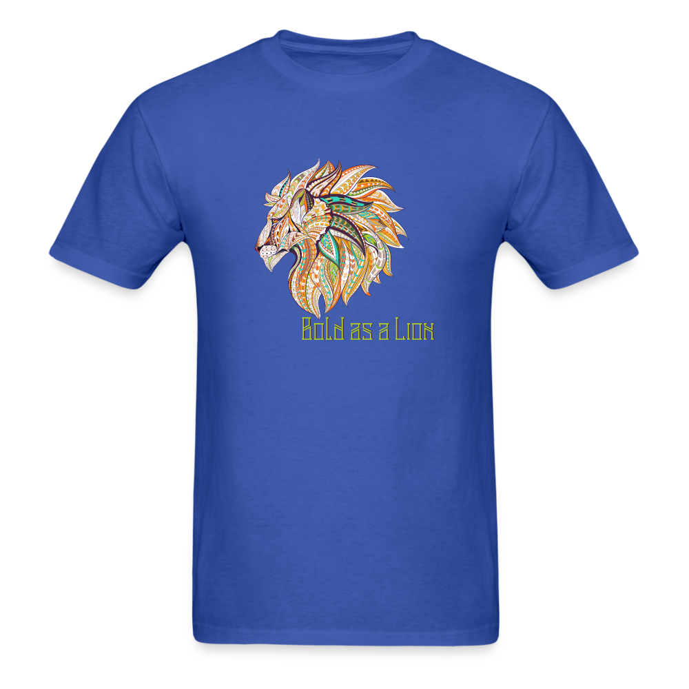 Bold as a Lion - Unisex Classic T-Shirt - royal blue