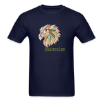 Bold as a Lion - Unisex Classic T-Shirt - navy