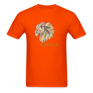 Bold as a Lion - Unisex Classic T-Shirt - orange