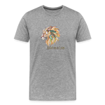 Bold as a Lion - Unisex Premium T-Shirt - heather gray