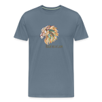 Bold as a Lion - Unisex Premium T-Shirt - steel blue
