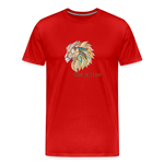 Bold as a Lion - Unisex Premium T-Shirt - red