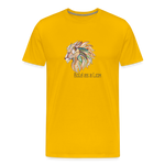 Bold as a Lion - Unisex Premium T-Shirt - sun yellow