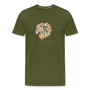Bold as a Lion - Unisex Premium T-Shirt - olive green