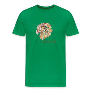 Bold as a Lion - Unisex Premium T-Shirt - kelly green
