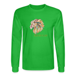 Bold as a Lion - Men's Long Sleeve T-Shirt - bright green