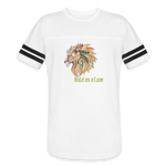 Bold as a Lion - Vintage Sport T-Shirt - white/black