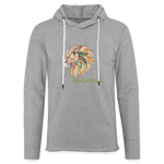 Bold as a Lion - Unisex Lightweight Terry Hoodie - heather gray