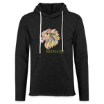 Bold as a Lion - Unisex Lightweight Terry Hoodie - charcoal grey