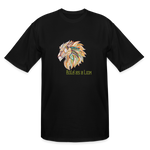 Bold as a Lion - Men's Tall T-Shirt - black