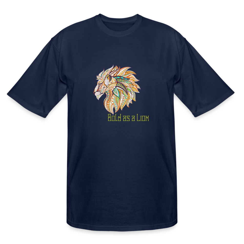 Bold as a Lion - Men's Tall T-Shirt - navy