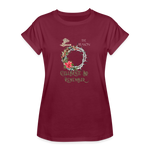 Celebrate & Remember - Women's Relaxed Fit T-Shirt - burgundy