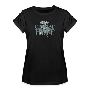Choose Hope - Women's Relaxed Fit T-Shirt - black