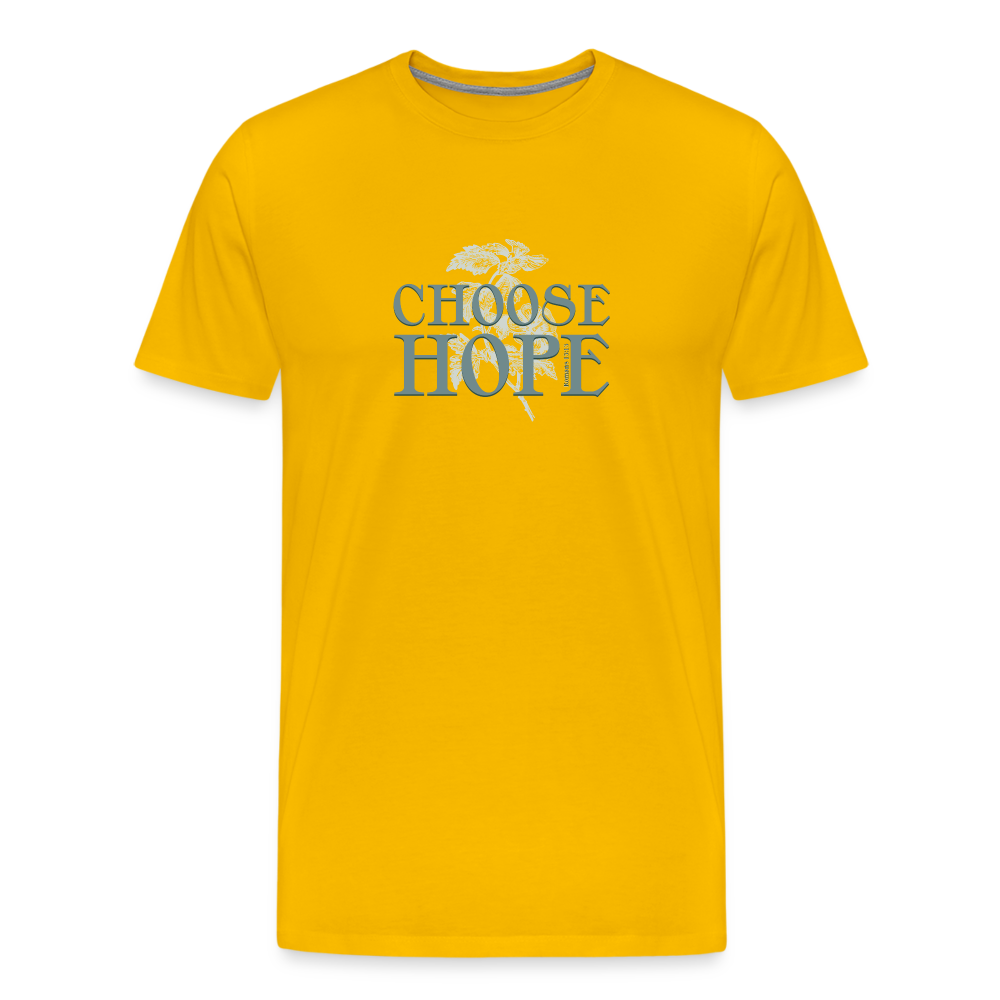 Choose Hope - Unisex Premium T-Shirt - sun yellow
